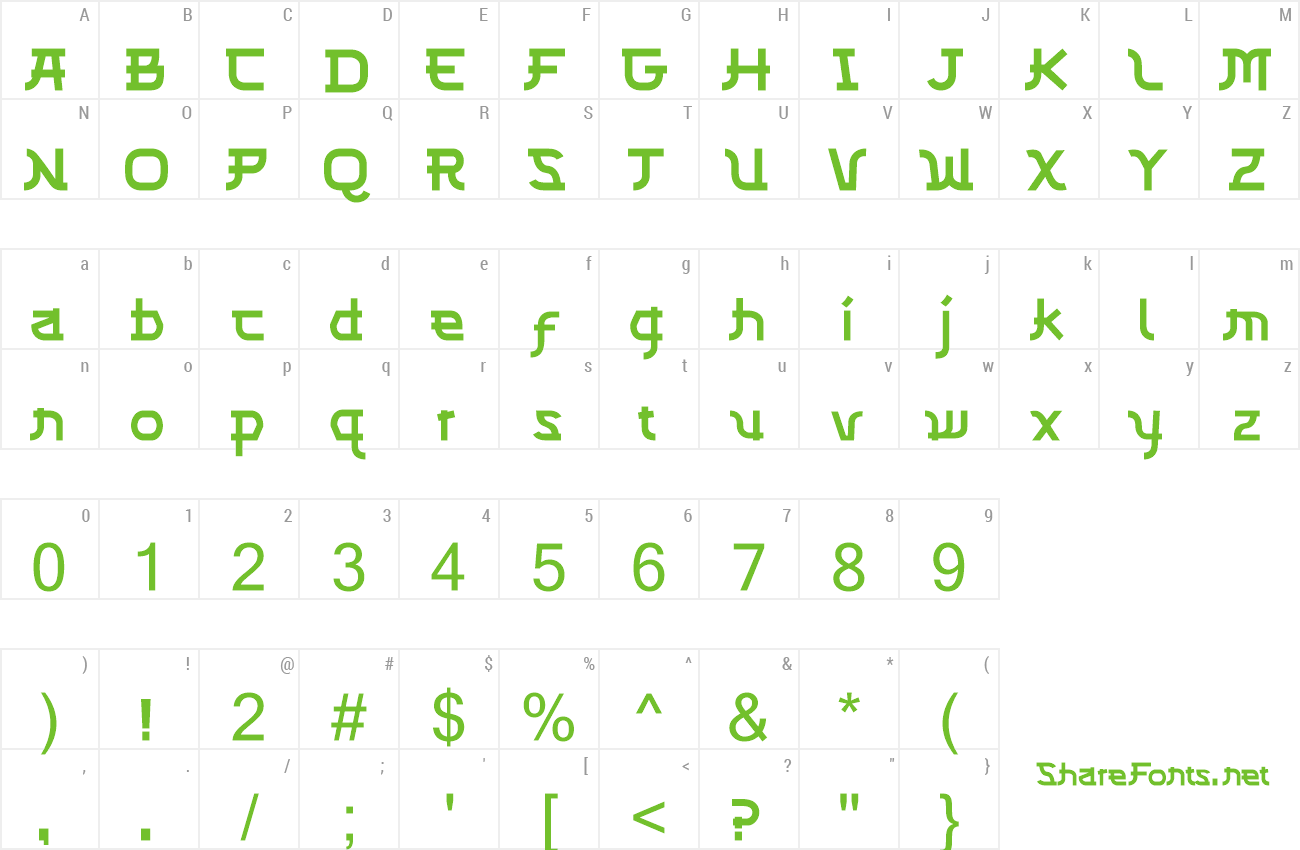 Font CF Kenjiro preview